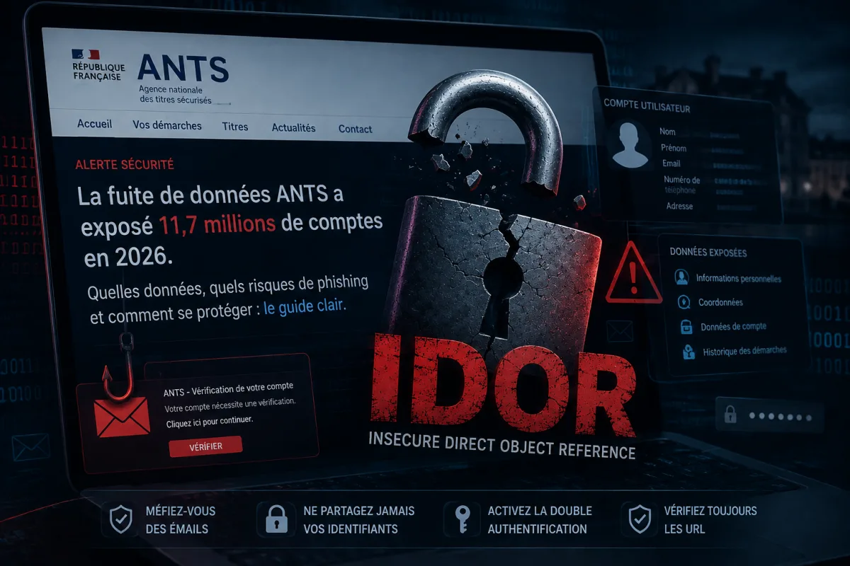 Fuite ANTS : 11,7 millions de comptes exposés, que faire ?