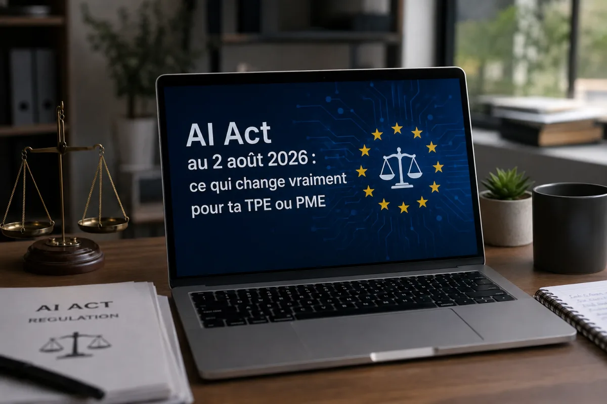 AI Act au 2 août 2026 : ce qui change vraiment pour ta TPE ou PME